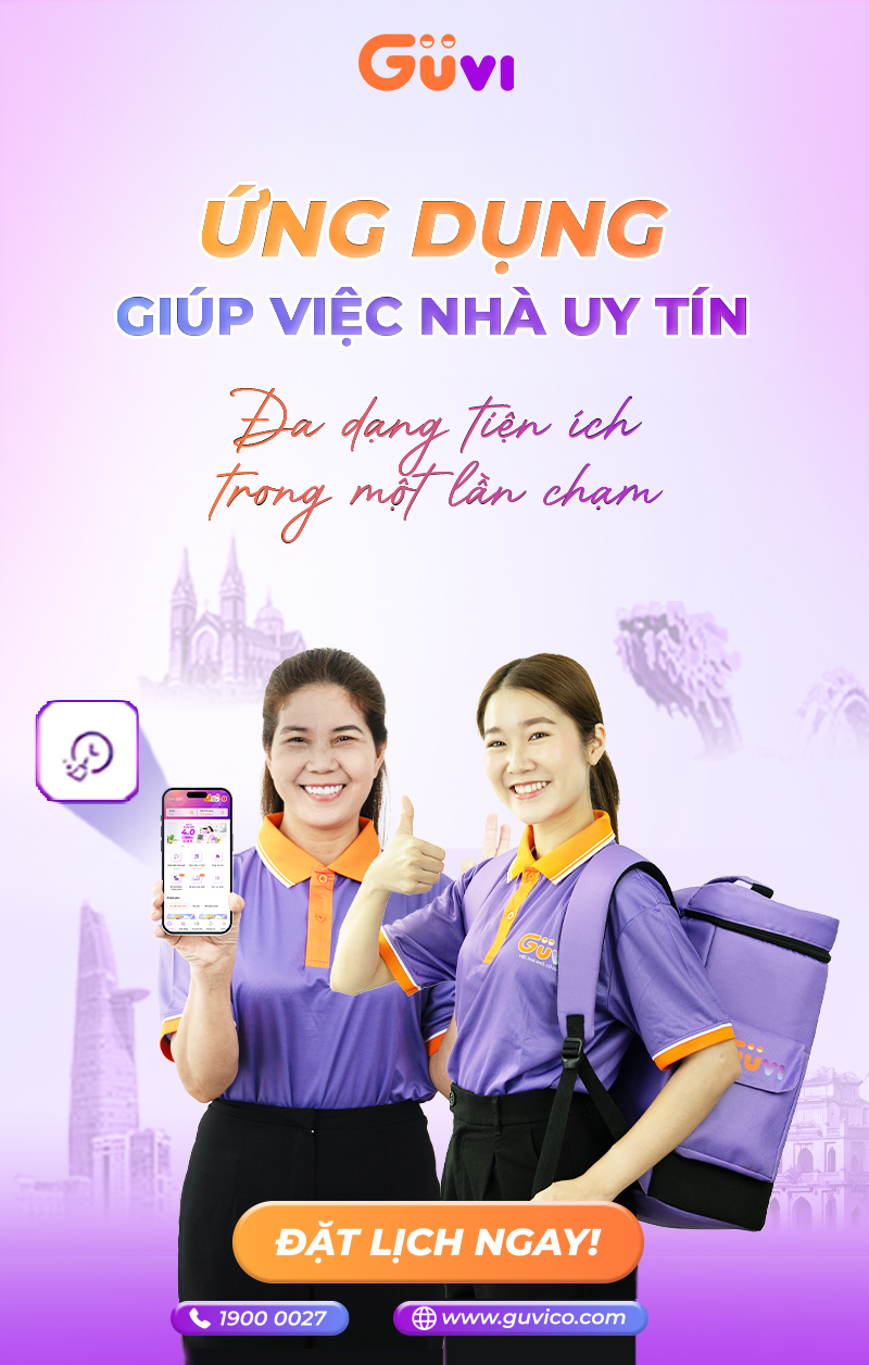 Giới thiệu Guvi: nền tảng kết nối dịch vụ chăm sóc nhà cửa