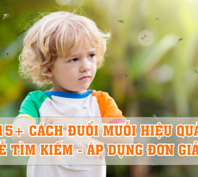 cách đuổi muỗi hiệu quả