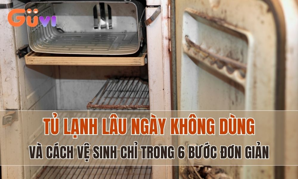 cach ve sinh tu lanh lau ngay khong dung