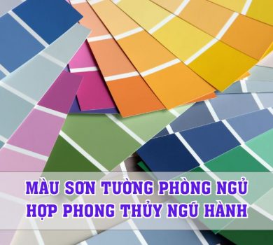 màu sơn tường phòng ngủ phong thủy