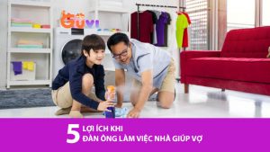 5 Lợi Ích Khi Đàn Ông Làm Việc Nhà Giúp Vợ