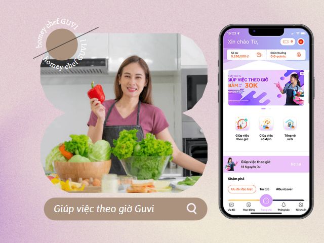 Đặt lịch nhanh chóng và tiện lợi qua App Guvi