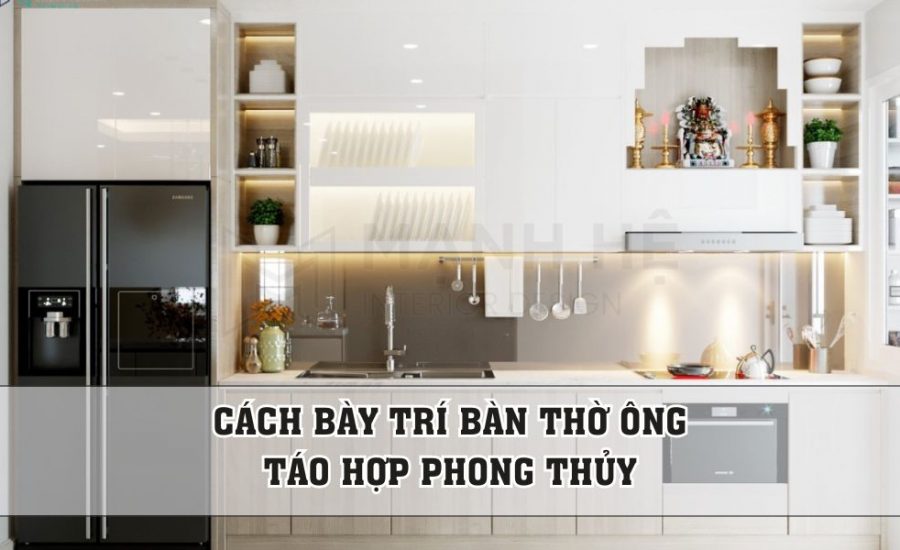 cách bài trí bàn thờ ông Táo