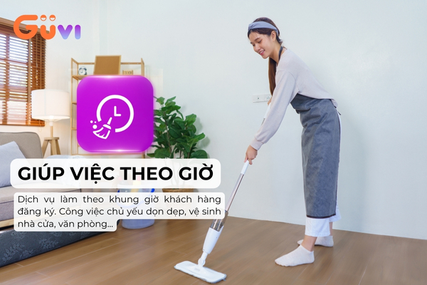 giúp việc Tết thuê ở đâu uy tín - giúp việc theo giờ Guvi