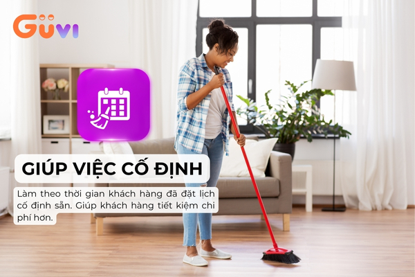 giúp việc cố định Guvi