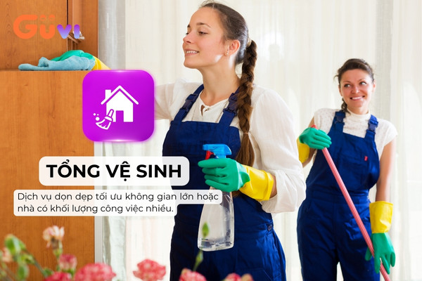 Dịch vụ tổng vệ sinh chuyên sâu