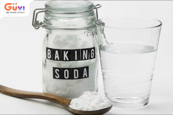  Baking soda có tác dụng làm sạch mạnh mẽ.