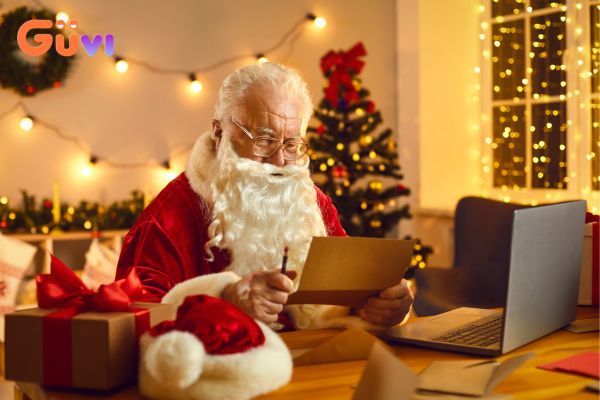 ý nghĩa của thư ông già noel gửi các bé