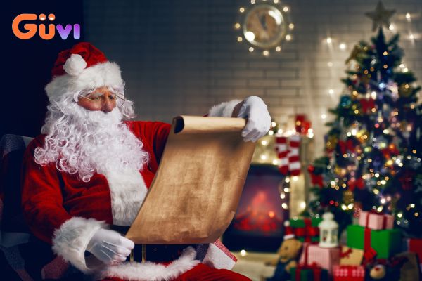 thư ông già noel gửi các bé bằng tiếng anh