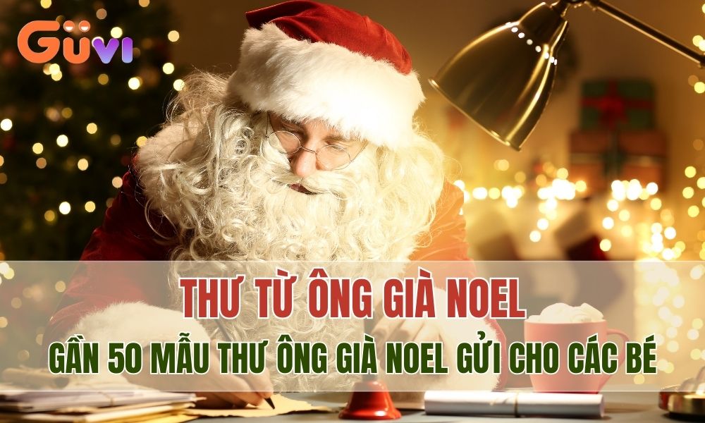 thu ong gia noel gui cac be