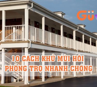 cách khử mùi hôi phòng trọ